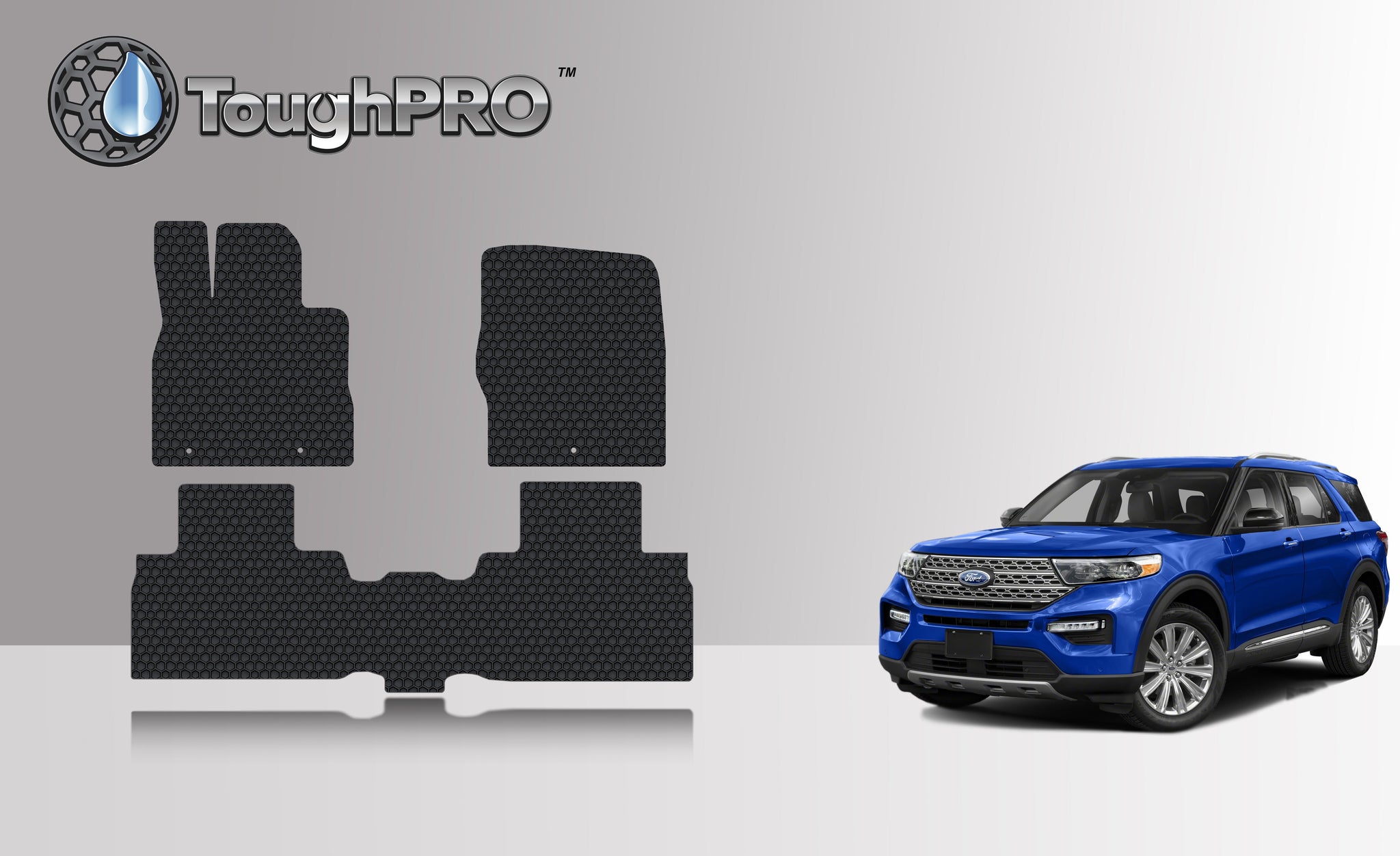 CUSTOM FIT FOR FORD Explorer 2023 1st & 2nd Row