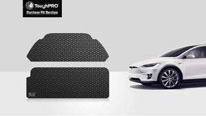 CUSTOM FIT FOR TESLA Model X 2018 Front Trunk Mat And Trunk Mat 6 Seater