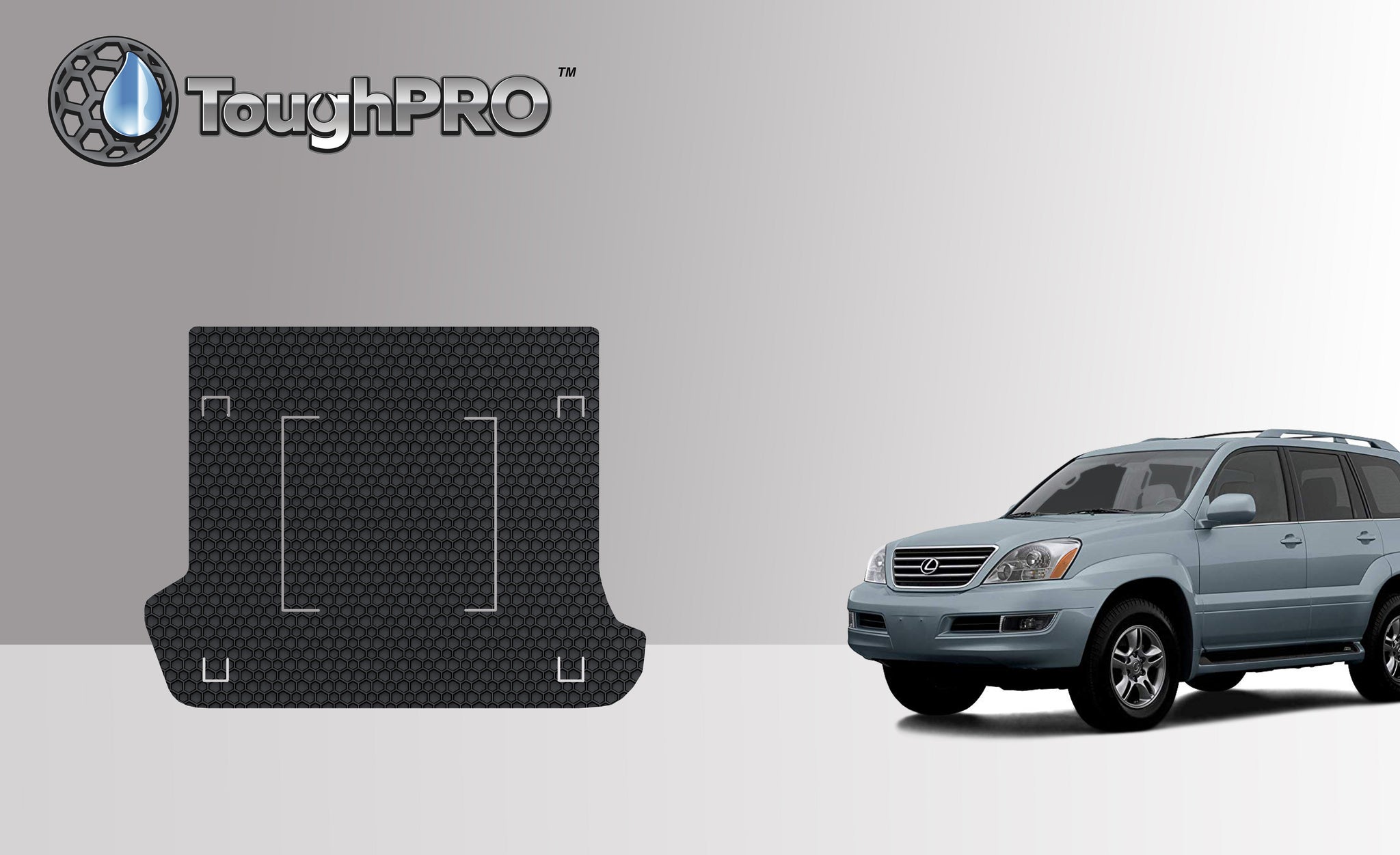 CUSTOM FIT FOR LEXUS GX470 2003 Cargo Mat ( WITH 3RD ROW SEAT)