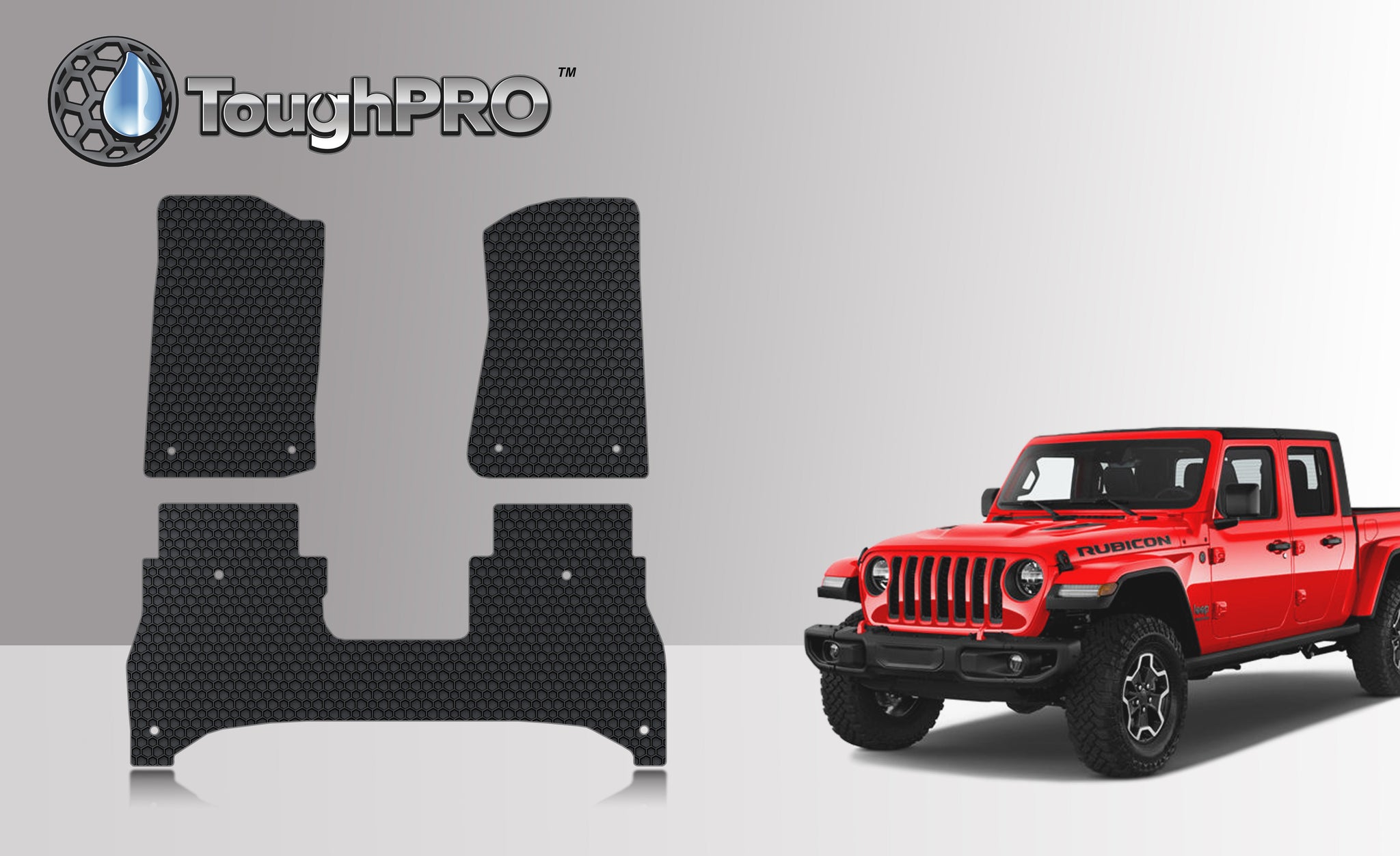 CUSTOM FIT FOR JEEP Gladiator 2023 1st & 2nd Row