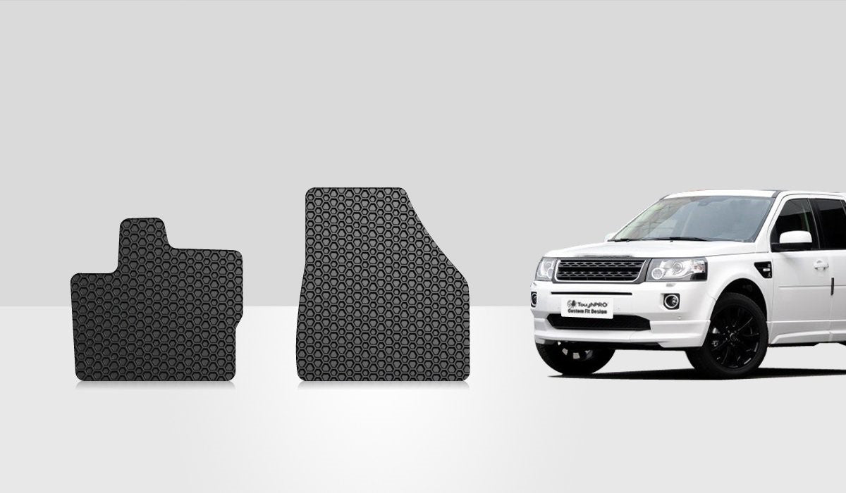 CUSTOM FIT FOR LAND ROVER  / RANGE ROVER LR2 2009 Two Front Mats
