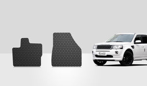 CUSTOM FIT FOR LAND ROVER  / RANGE ROVER LR2 2012 Two Front Mats