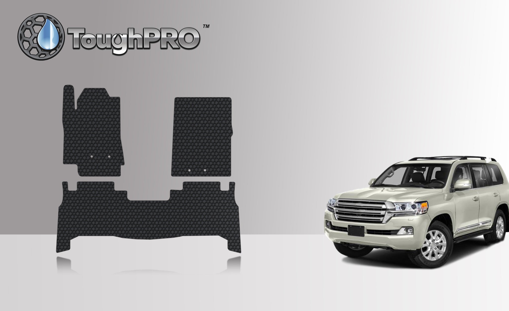 CUSTOM FIT FOR TOYOTA Land Cruiser 2013 1st & 2nd Row