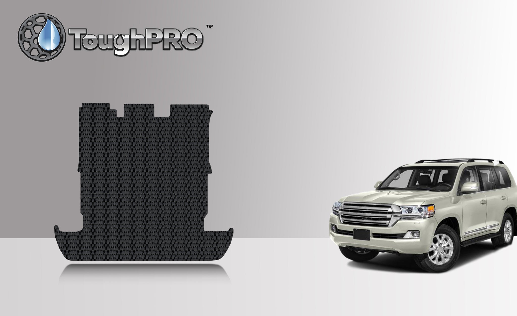 CUSTOM FIT FOR TOYOTA Land Cruiser 2019 Cargo Mat (WITHOUT 3RD ROW SEAT)