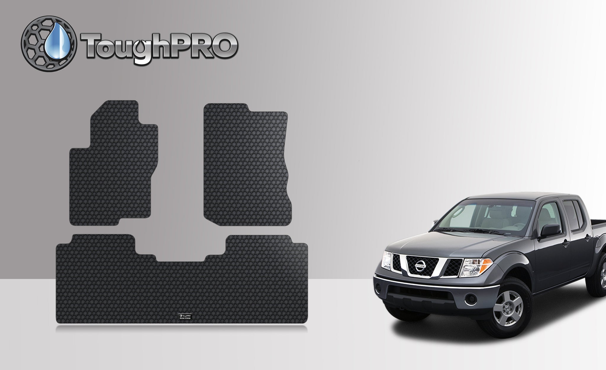 CUSTOM FIT FOR NISSAN Frontier 2020 1st & 2nd Row (Crew Cab) No Rock Fosgate AUDIO System