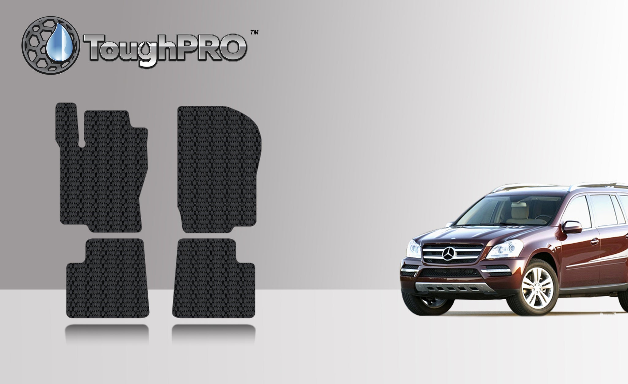 CUSTOM FIT FOR MERCEDES-BENZ GL450 2012 Floor Mats Set