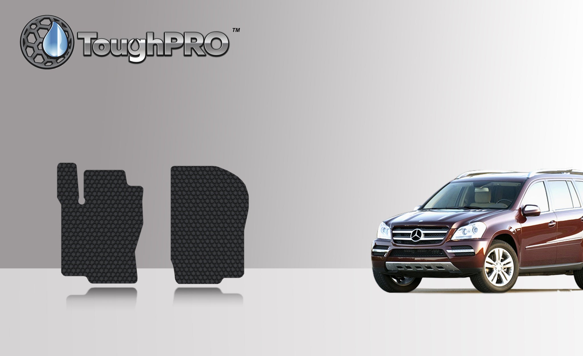 CUSTOM FIT FOR MERCEDES-BENZ GL450 2011 Two Front Mats