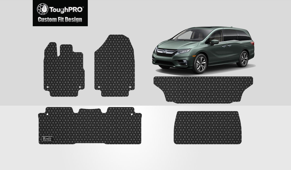 CUSTOM FIT FOR HONDA Odyssey 2019 Front Row, 2nd Row, 3rd Row, Storage Mat