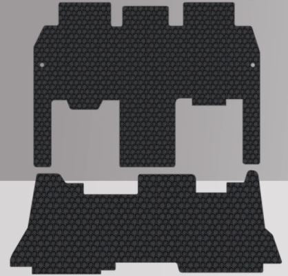 CUSTOM FIT FOR CHRYSLER Pacifica Hybrid 2021 Limited Trim 2nd and 3rd Row Mat