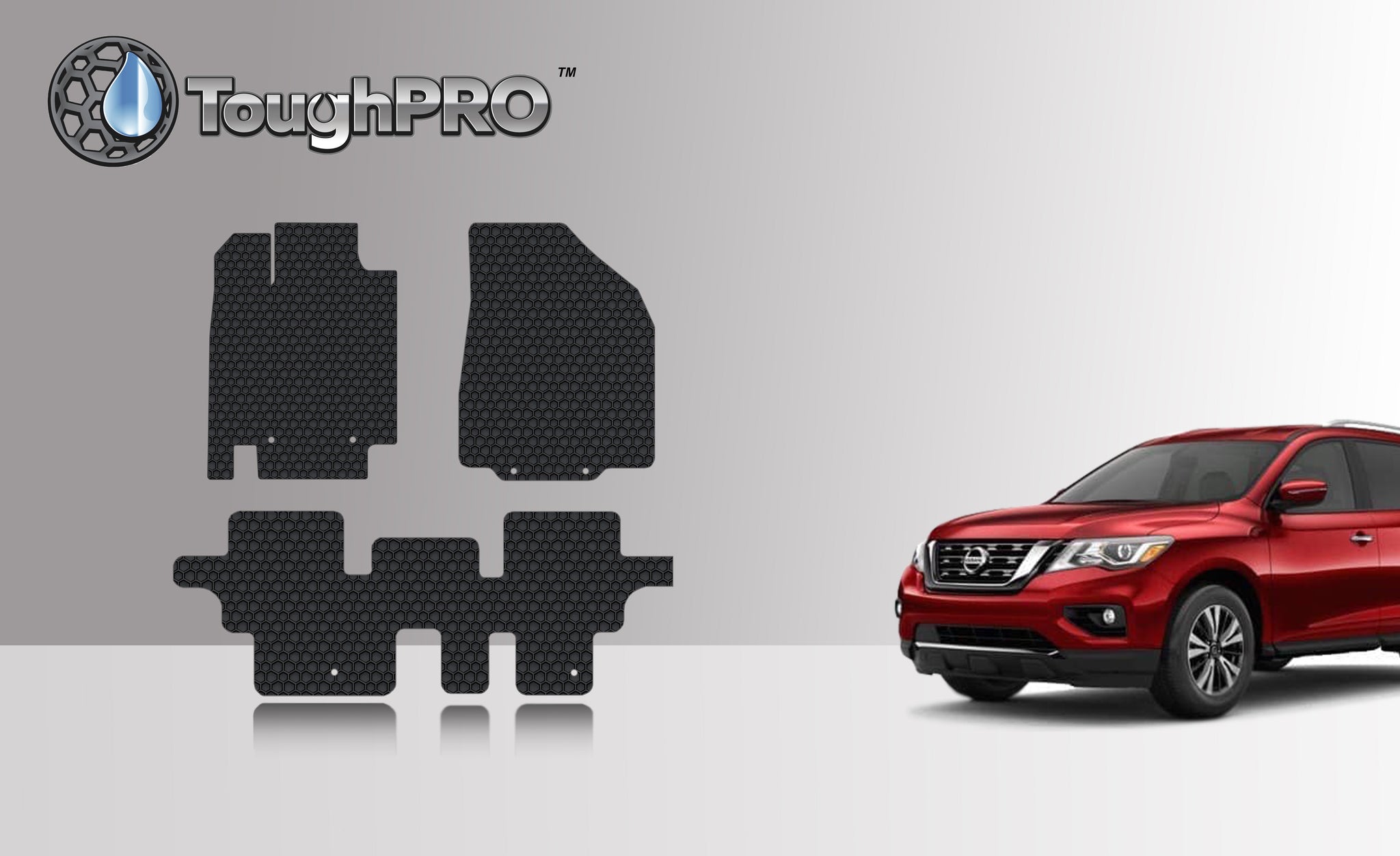CUSTOM FIT FOR NISSAN Pathfinder 2015 1st & 2nd Row