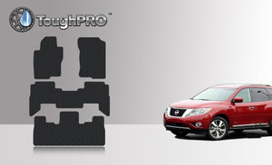 CUSTOM FIT FOR NISSAN Pathfinder 2010 Front Row  2nd Row  3rd Row
