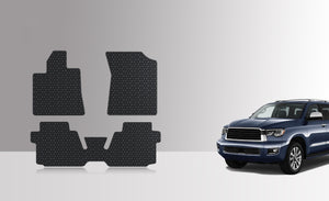 CUSTOM FIT FOR TOYOTA Sequoia 2011 1st & 2nd Row (With 2nd Row Console)