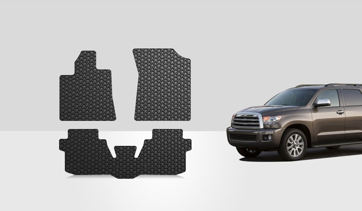 CUSTOM FIT FOR TOYOTA Sequoia 2009 1st & 2nd Row