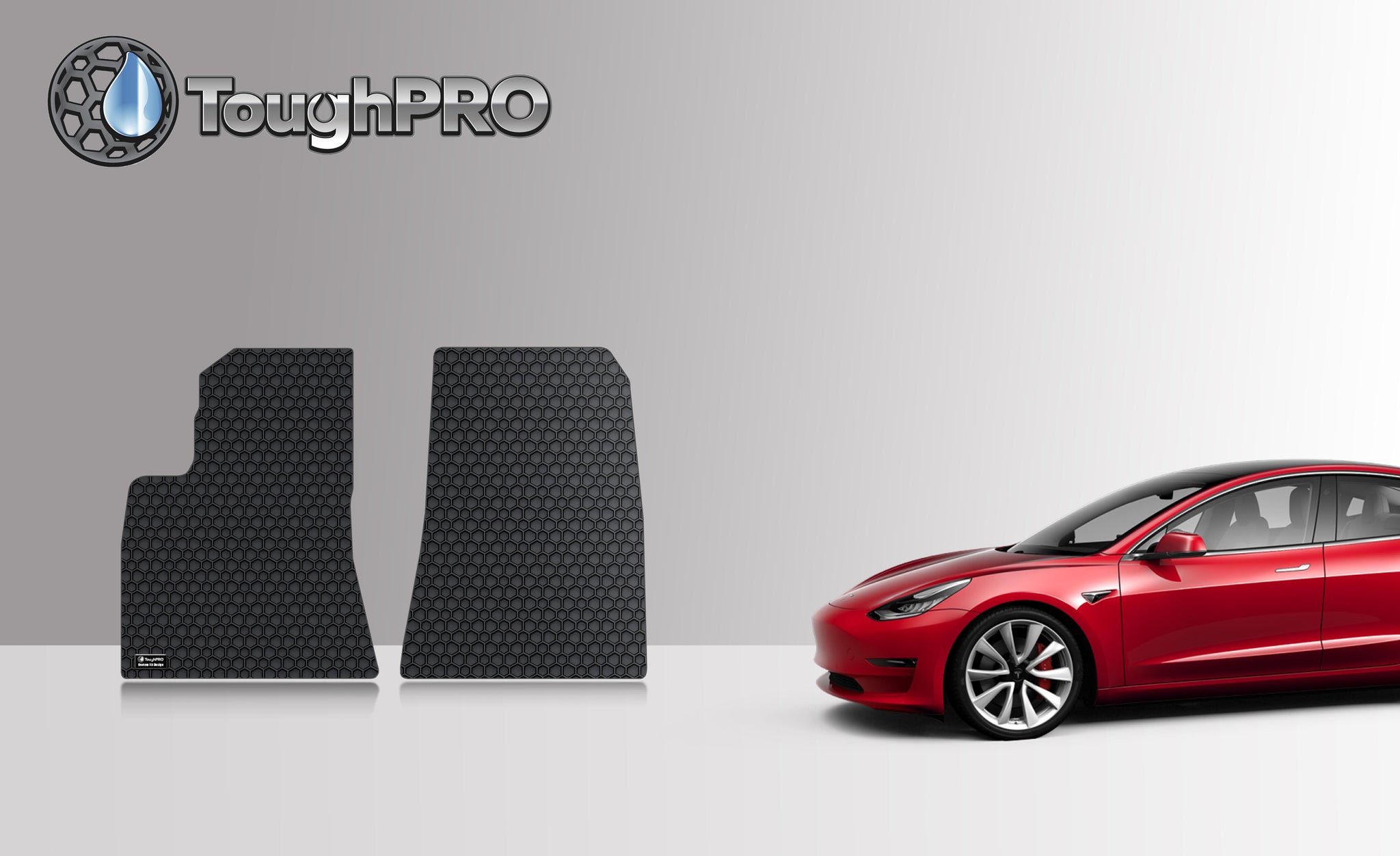 CUSTOM FIT FOR TESLA Model 3 Jan 2020 Two Front Mats