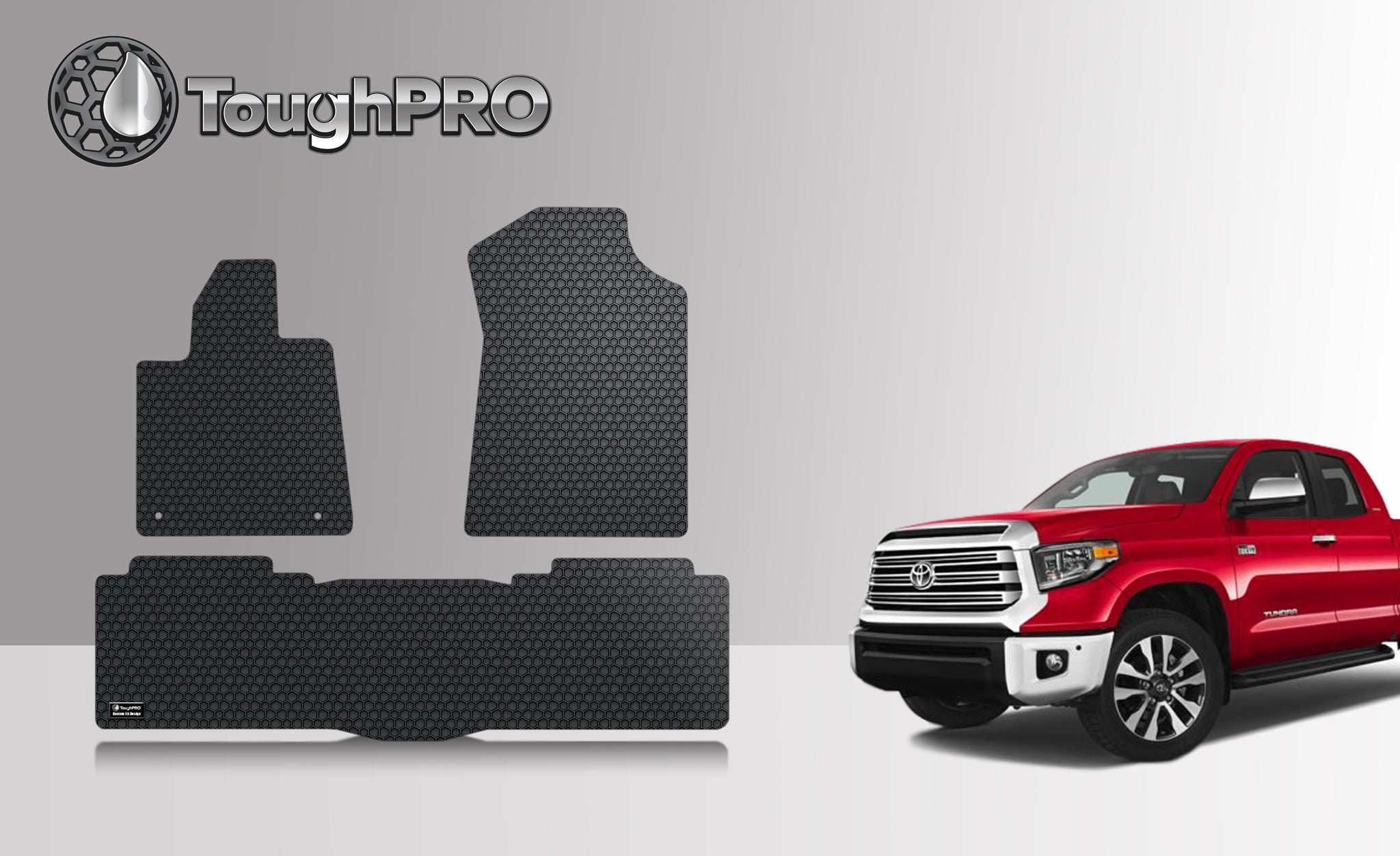 CUSTOM FIT FOR TOYOTA Tundra 2020 1st & 2nd Row Crew Max