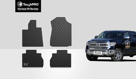 CUSTOM FIT FOR TOYOTA Tundra 2013 Floor Mats Set Crew Cab