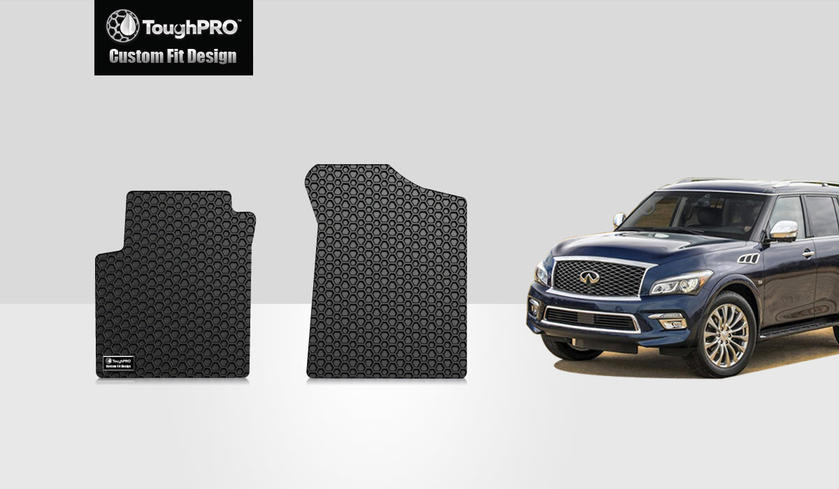 CUSTOM FIT FOR INFINITI QX80 2018 Two Front Mats
