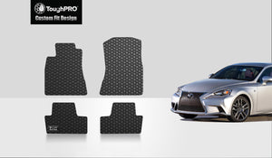 CUSTOM FIT FOR LEXUS IS250 2012 Floor Mats Set RWD (Rear Wheel Drive)