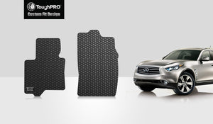 CUSTOM FIT FOR INFINITI FX35 2012 Two Front Mats
