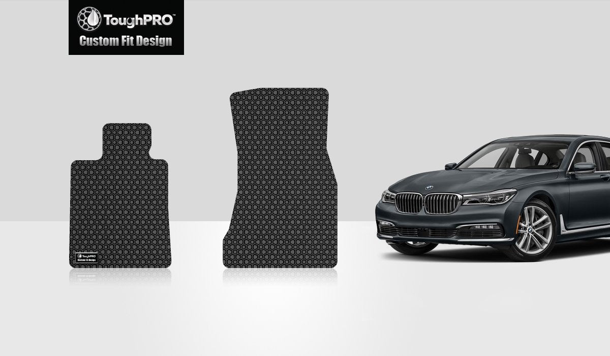 CUSTOM FIT FOR BMW 740i 2022 Two Front Mats Rear Wheel Drive