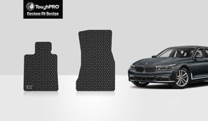 CUSTOM FIT FOR BMW 740i 2020 Two Front Mats Rear Wheel Drive