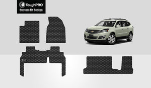 CUSTOM FIT FOR CHEVROLET Traverse 2011 Front Row  2nd Row  3rd Row 2nd Row  BENCH SEATING