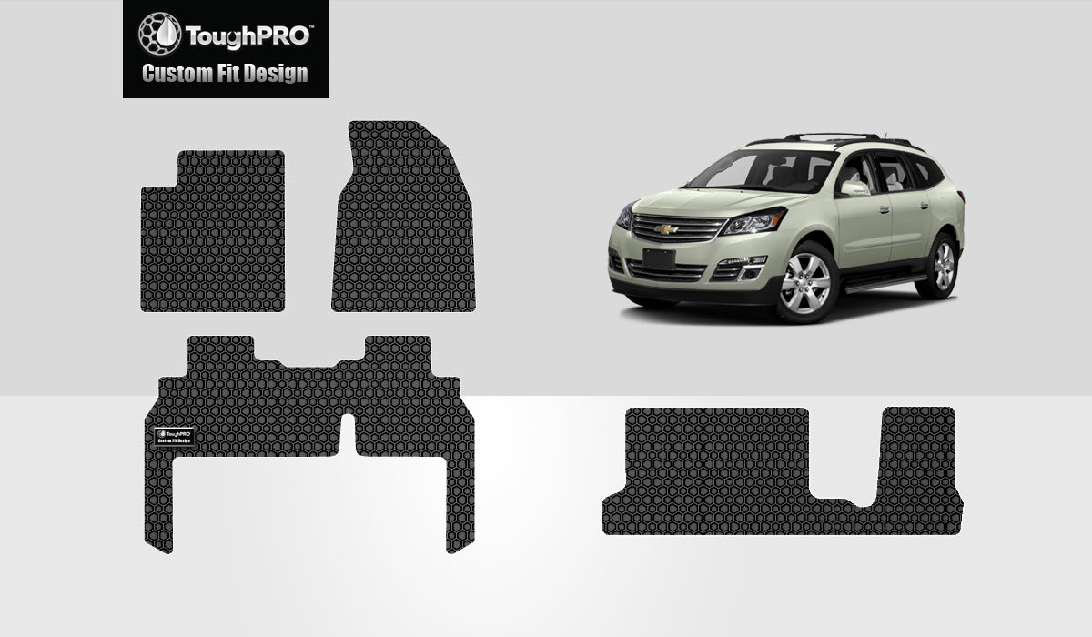 CUSTOM FIT FOR CHEVROLET Traverse 2010 Front Row  2nd Row  3rd Row 2nd Row  BENCH SEATING