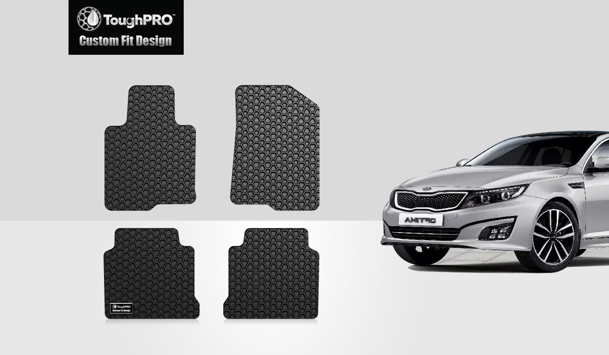 CUSTOM FIT FOR KIA Optima 2019 1st & 2nd Rows Mat Set