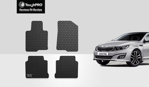 CUSTOM FIT FOR KIA Optima 2017 1st & 2nd Rows Mat Set