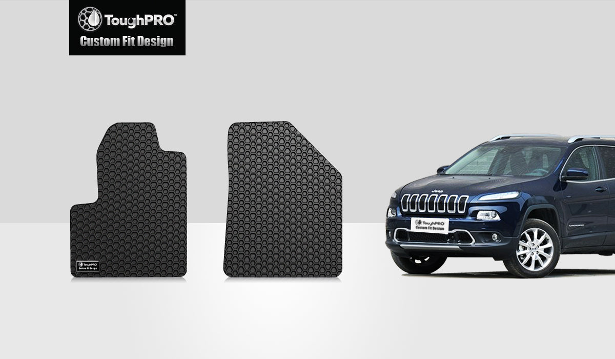 CUSTOM FIT FOR JEEP Cherokee 2014 Two Front Mats