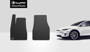 CUSTOM FIT FOR TESLA Model X 2021 Two Front Mats 7 Seater