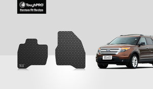 CUSTOM FIT FOR FORD Explorer 2015 Two Front Mats