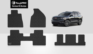 CUSTOM FIT FOR GMC Acadia 2011 Front Row  2nd Row  3rd Row 2nd Row  BUCKET SEATING