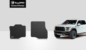 CUSTOM FIT FOR FORD F150 2023 Two Front Mats Crew Cab