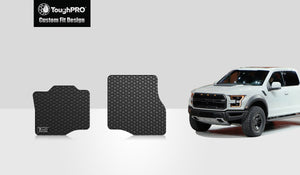 CUSTOM FIT FOR FORD F150 2019 Two Front Mats Crew Cab
