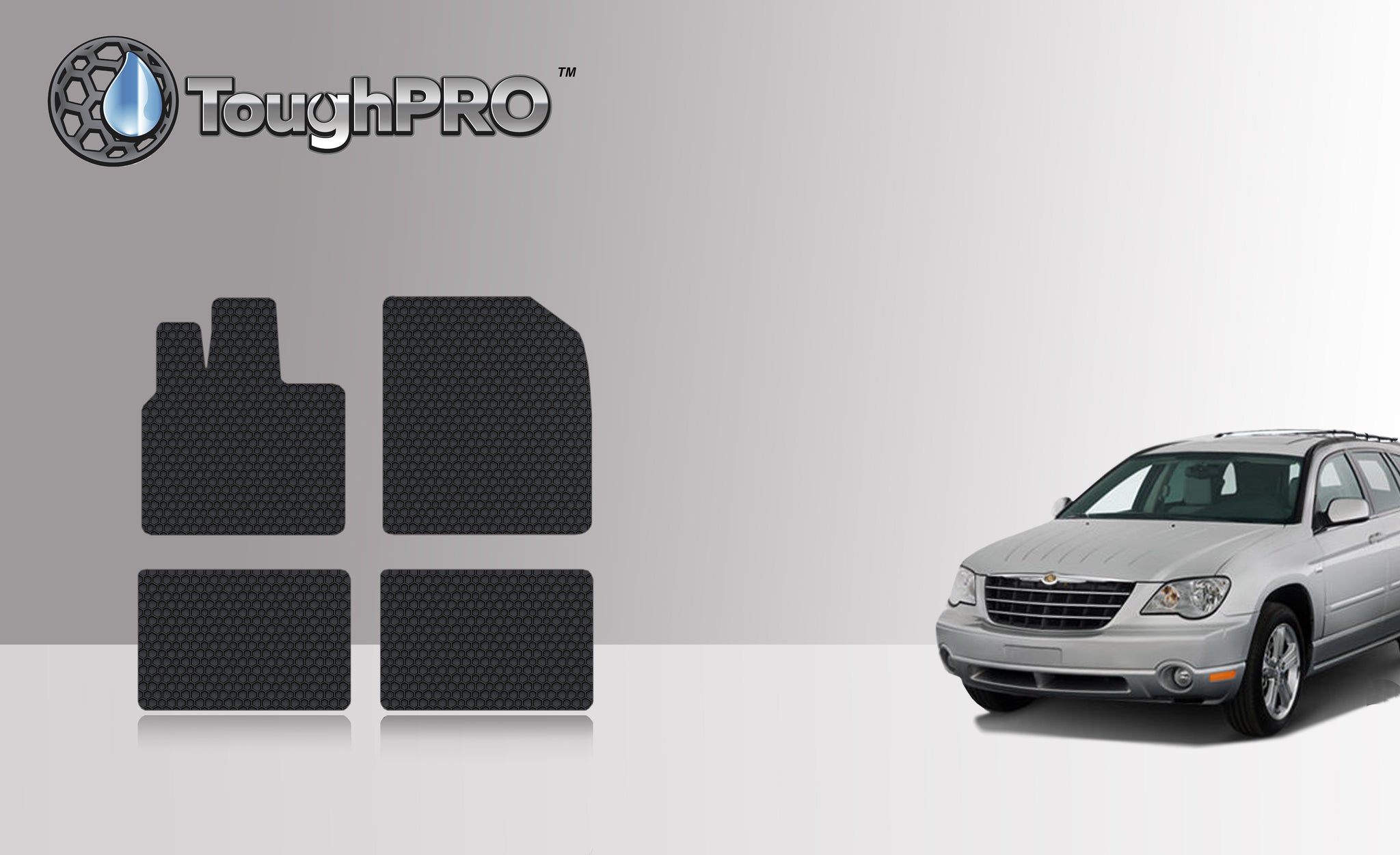 CUSTOM FIT FOR CHRYSLER Pacifica 2005 1st + 2nd Row Mats