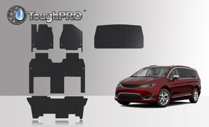 CUSTOM FIT FOR CHRYSLER Pacifica Hybrid 2021 Pinnacle Trim 1st + 2nd + 3rd + Cargo Mats