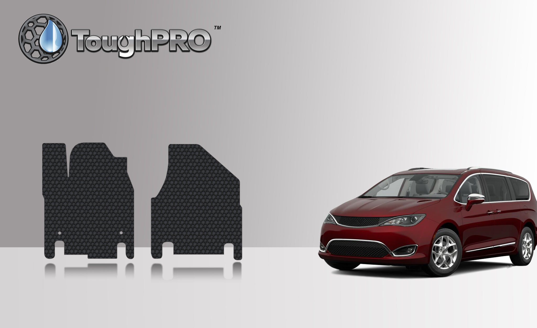 CUSTOM FIT FOR CHRYSLER Pacifica Hybrid 2017 Two Front Mats