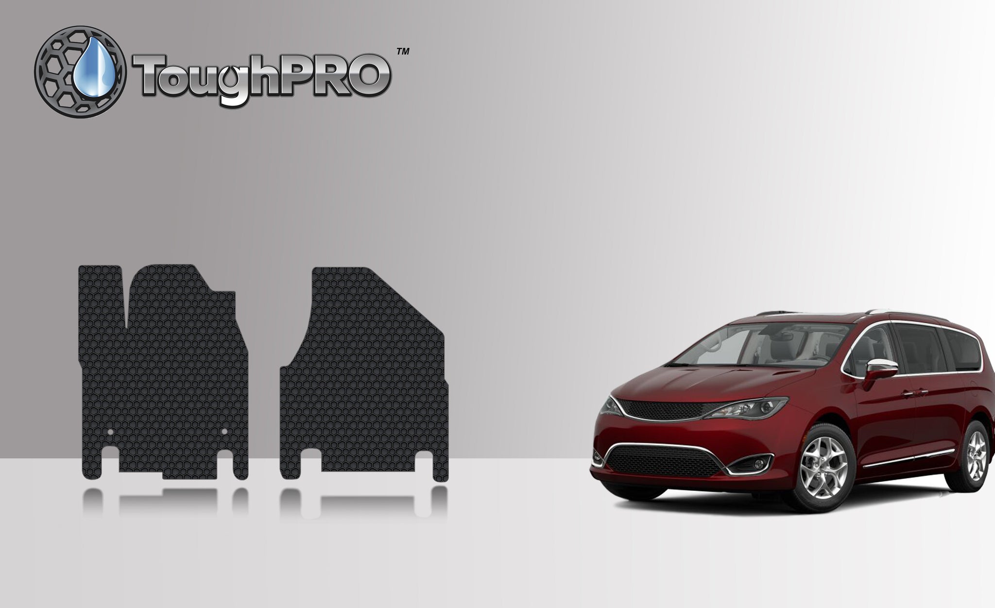 CUSTOM FIT FOR CHRYSLER Pacifica Hybrid 2023 Limited Trim Two Front Mats