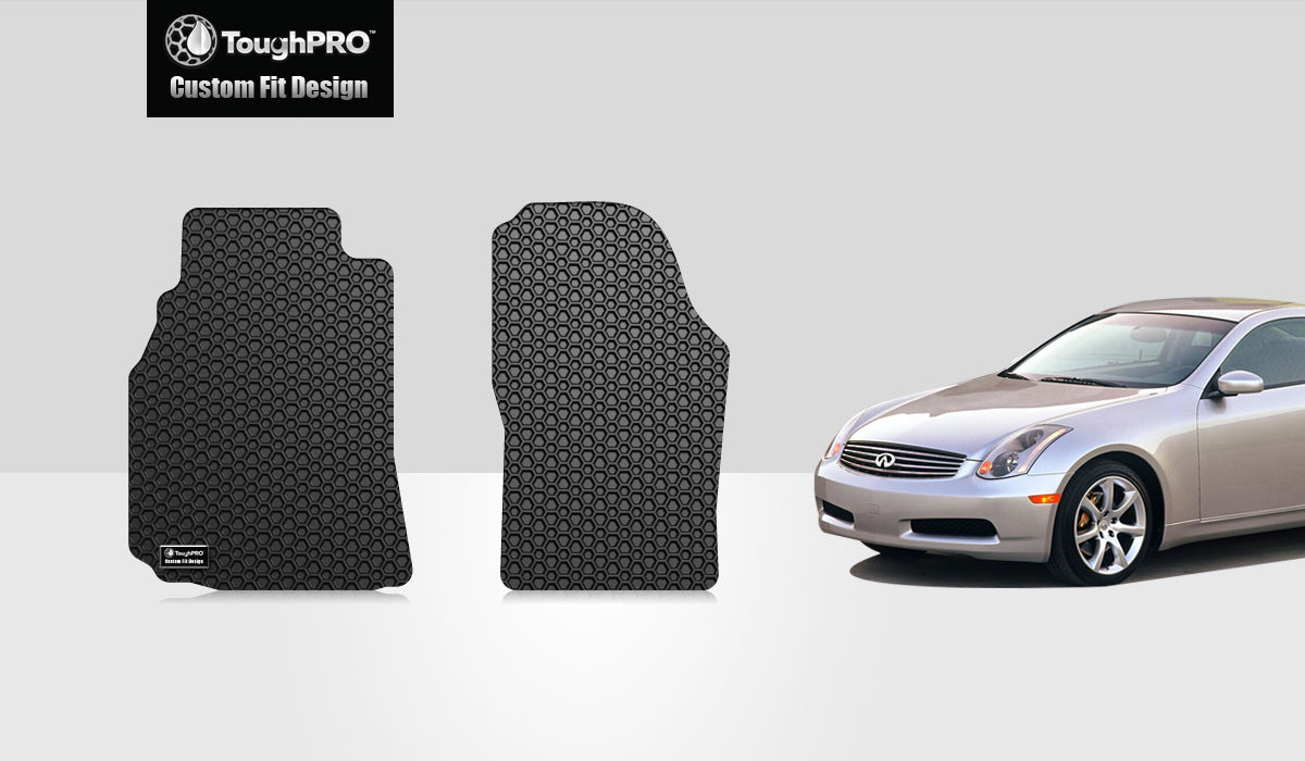 CUSTOM FIT FOR INFINITI G35 2003 Two Front Mats Coupe Model