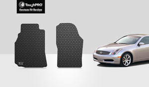 CUSTOM FIT FOR INFINITI G35 2004 Two Front Mats Coupe Model