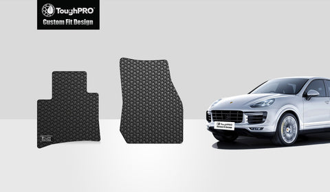 CUSTOM FIT FOR PORSCHE Cayenne 2014 Two Front Mats