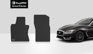 CUSTOM FIT FOR INFINITI Q60 2018 Two Front Mats
