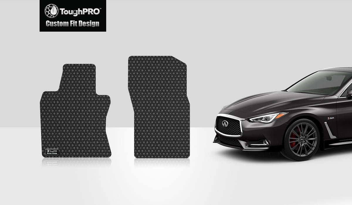CUSTOM FIT FOR INFINITI Q60 2020 Two Front Mats