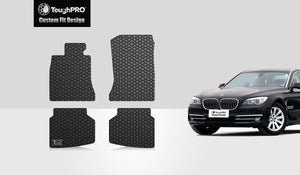 CUSTOM FIT FOR BMW 740Li 2014 Floor Mats Set Rear Wheel Drive