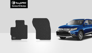 CUSTOM FIT FOR MITSUBISHI OUTLANDER SPORT 2015 Two Front Mats